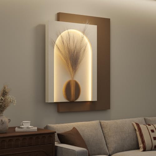 Large 3D LED Wall Art Decor