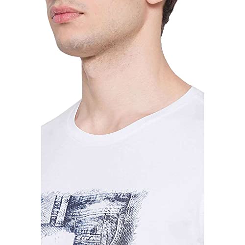 Image of Spykar Men's Solid Slim Fit T-Shirt