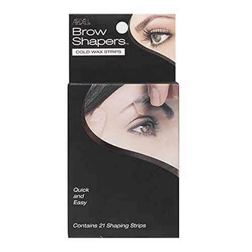 Ardell Brow Shapers Cold Wax Strips, 21 Count