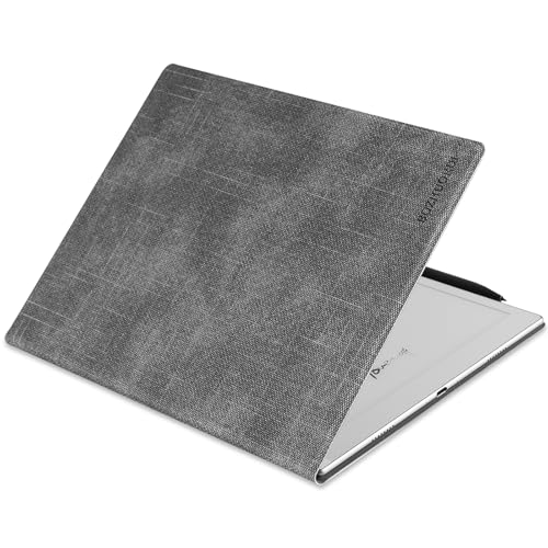 BOZHUORUI Funda magnética para tablet Onyx Boox Go 10.3 (lanzado en 2024), funda ultrafina y ligera con función de apagado y encendido automático (gris mezclilla)