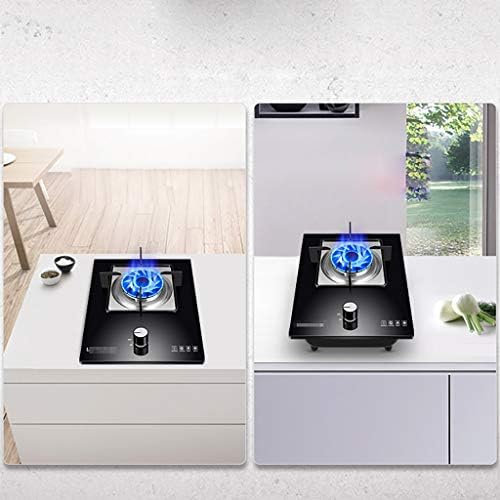 Single Burner Gas Stove for Home Kitchen, Desktop/Embedded with Flame Failure Protection and Easy Clean, Energy Class A(K,LPG)
