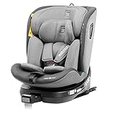 ➤PRACTICIDAD: silla giratoria 360 grados, que permite girar la silla de coche hacia la puerta para abrochar al niño con más facilidad. Dispone de 2 insertos blandos para los bebés, lo que facilita aún más adaptarla al niño. Funda extraíble fácil de limpiar y un compartimento para guardar los cinturones integrados.