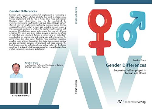 Gender Differences: Becoming Self-employed in Taiwan and Korea