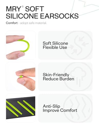 Image of Mryok Replacement Earsocks for Oakley Square Wire 2 (2014) Sunglasses - Options