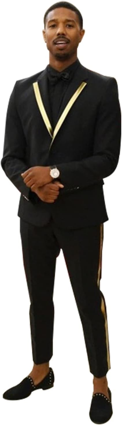 Men's Classic Business Notch Lapel Two-Piece Two Buttons Suit Formal Prom Dinner Tuxedos