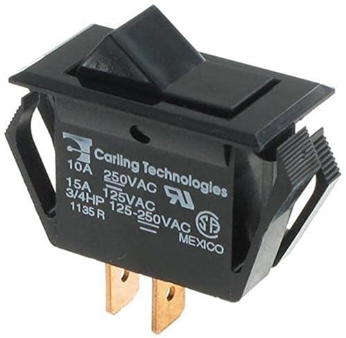 Interruptor basculante SPST ON-OFF componente de control para paneles eléctricos y maquetas