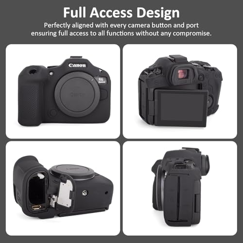 Funda Silicona VOVMOEYA para Canon EOS R6 Mark III miniatura 4