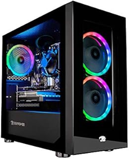 iBUYPOWER Starter PC Computer Desktop Element Mini 167A (AMD Ryzen 5 3600 3.6GHz, NVIDIA GeForce GT 730 2GB, 8GB DDR4 RAM, 240GB SSD, WiFi Ready, Windows 10 Home)