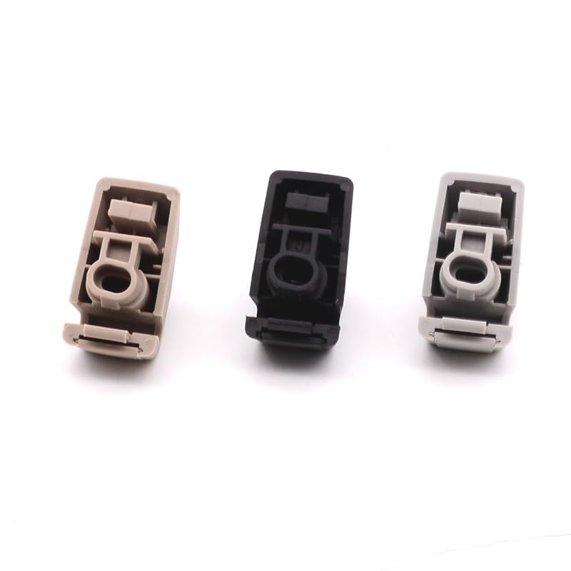 część samochodowa Wspornik osłony przeciwsłonecznej samochodu klips mocujący uchwyt hakowy do VW Touareg do Audi Q7 do Porsche Cayenne czarny szary beżowy lewy prawy 4L0859562 część samochodowa (Colo