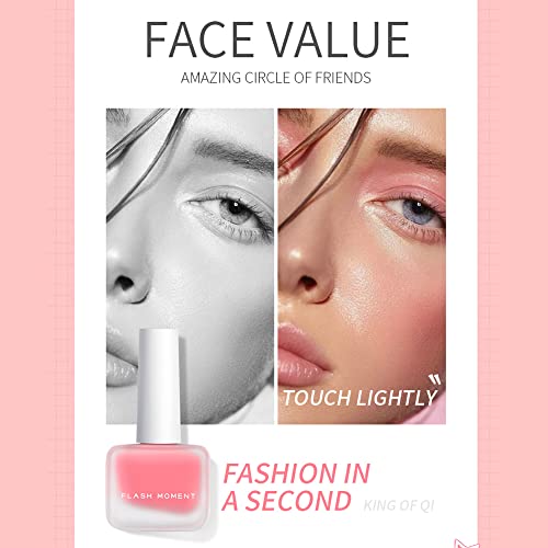 Marine Forest Liquid Blush, Multi Use Soft Cream Blush Makeup For Cheeks, Lips And Eyes, Lightweight, Long Wearing, Moisturizing And Flash Finish, 0.34 Fl Oz (02 Pumpkin) #TOP6