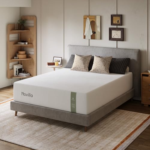 Image of Novilla 14 Inch King Size Mattress in a Box, King Memory Foam Mattress with Gel Infused for Cooling Night, Upgraded Support System for Enhanced Stability & Motion Isolation, CertiPUR-US Certified