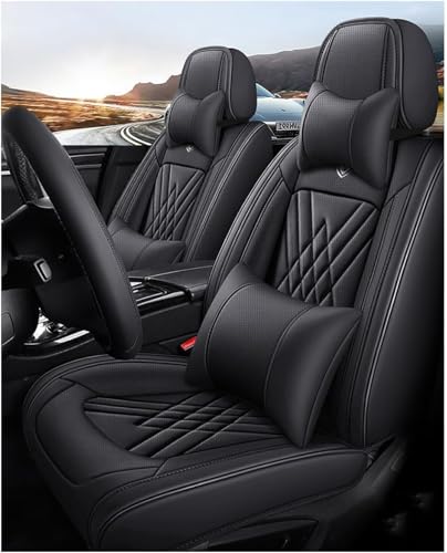 Housses de siège de voiture universelles confortables et durables pour Audi Q2 noir luxe