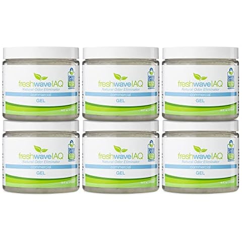 Fresh Wave IAQ Commercial Odor Eliminating Gel, 16 Fl. Oz. | Pack of 6 | Odor Absorbers for Home | Safer Odor Relief | Natural Plant-Based Odor Eliminator | Replace Every 15-60 Days Cover