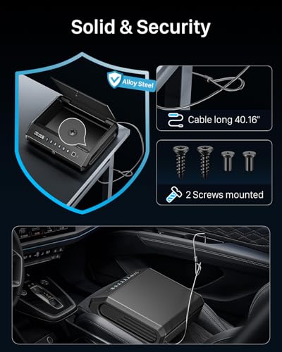 TOPMEDA Large Biometric Gun Safe fits 4 pistols Review