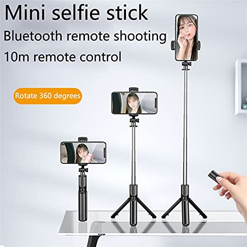 Trípode inalámbrico Bluetooth multiposición con palo selfie extensible y monopie para móvil 2