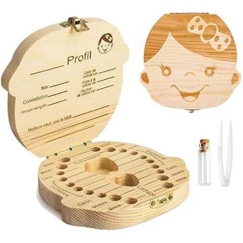 Boîte à dents GeekerChip en bois Cover