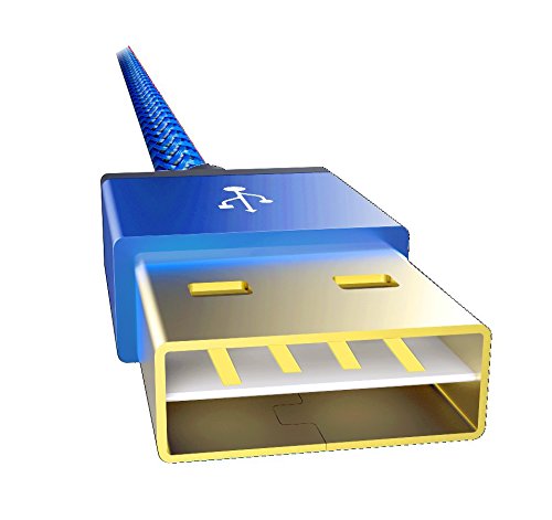 Xtrememac Double Reversible Micro Usb Premium Ballistic Cable-1.2M-Blue Xcl-Rmu-23, Clear #TOP2