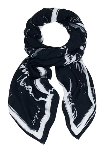 Desigual écharpe Lettn Rectangle Foulard Black noir