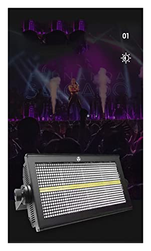 Stroboscope RVB 280W 16 LED avec effets de chenillard flash pour animation de soirée