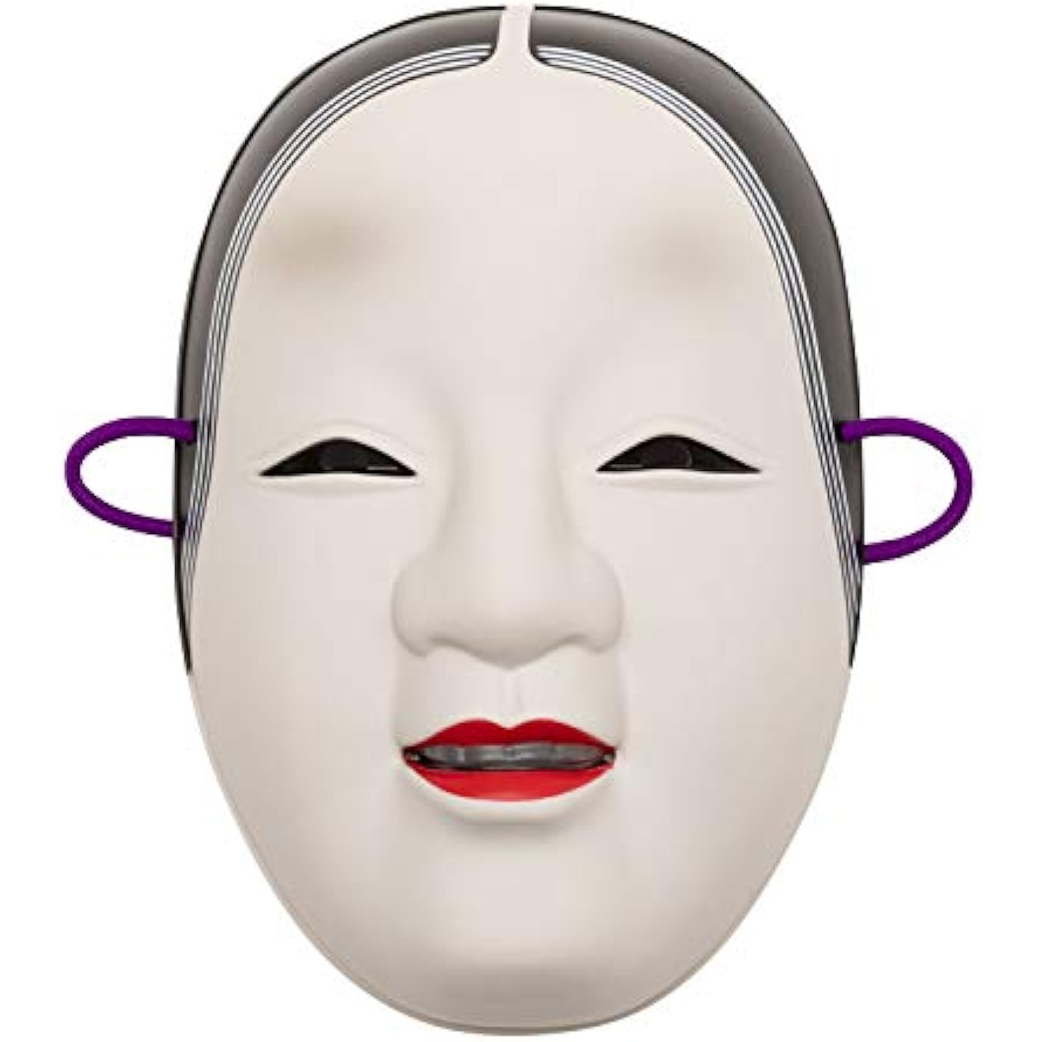 クリアストーン(Clearstone) 民芸お面 小面 女能面 ユニセックス ホワイト 詳細画像1