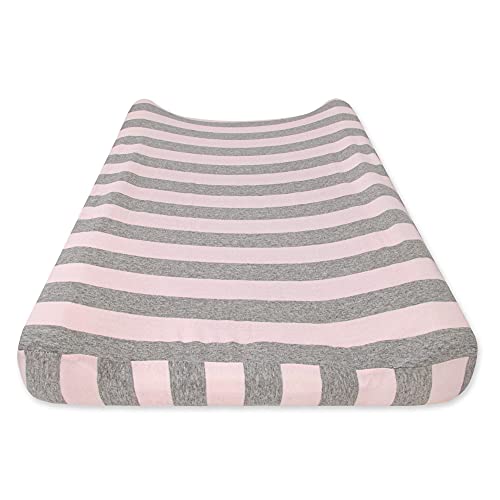 Burt's Bees Baby - Changing Pad Cover, 100% Organic Cotton Changing Pad Liner for Standard 16