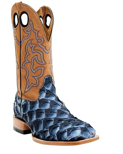 Cody James Men's Exotic Pirarucu Western Boot Broad Square Toe - Bbme-323