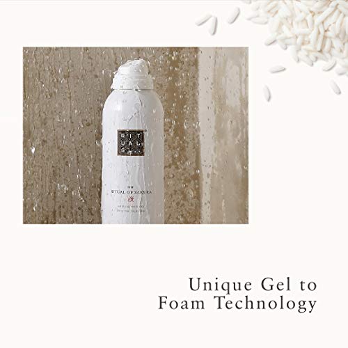 Rituals Sakura Foaming Shower Gel - Moisturizing Body Wash With Cherry Blossom & Rice Milk - 6.7 Fl Oz #TOP3