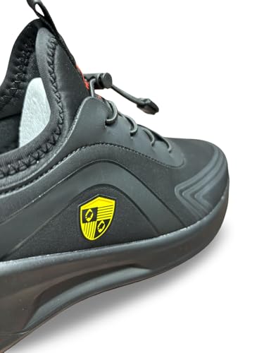 Image of Athletic Sneakers, Slip-On Style, Cushioned Sole, Toggle Lace System, Casual Sports Shoes