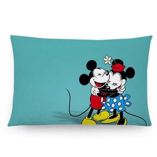 Custom Disney Mickey Mouse Pillowcase Standard Size 20x36 (Two Sides) Cute Design Zippered Pillow Cases Home Decorative