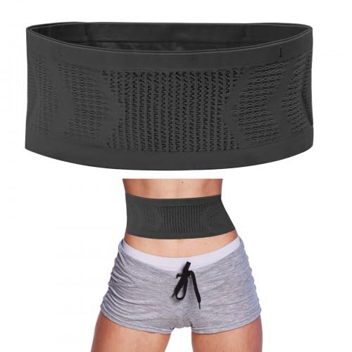 Cintura da Corsa Multifunzionale, Cintura Running Belt, Marsupio Running Sportivo Traspirante, Cintura Trail Running Escursionismo Unisex per Esercizi, Palestra, Ciclismo, Jogging, Camminate (L)