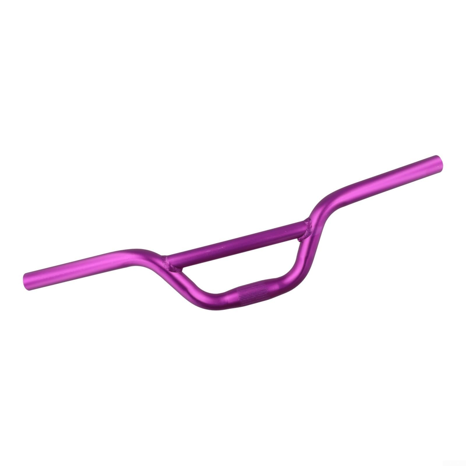 Alloy Riser Handlebar for Mountain For Bike, & Commuter Bikes – 520mm Width, 22.2mm Stem Diameter, Ergonomic Flat Bar Alternative(purple)