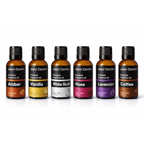 Image of Fragrance Oils Set | 30mlx6 | Aroma Oil for Home Fragrance | Best for Aromatherapy | Use in Diffusers, Candles, Air Fresheners, Oils (Pack of 6, 30ml each)