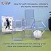 BCW Golf Ball Display Case -6ct | Clear Polystyrene Shell Golf Ball Display | Two-Piece Compact Design | Display Case for Your Collectible Golf Ball | Golf Ball Holder