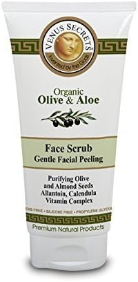 Venus Secrets Natural exfoliating Face Scrub - 100ml - For all Skin types - Cleanses and hydrates, leaving skin soft, smooth, and bright - Deep Hydration - leaves skin refreshed, cleansed & revitalised.