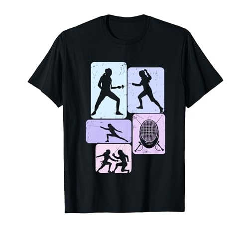 Escrime Escrimeur Femme Fille T-Shirt