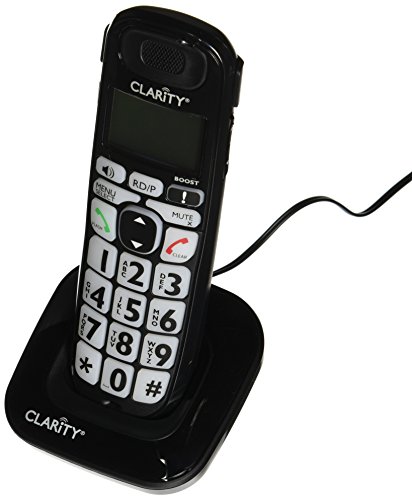 Clarity 52703P na 1-Handset Landline Telephone (Accessory handset for the model D703) , Black