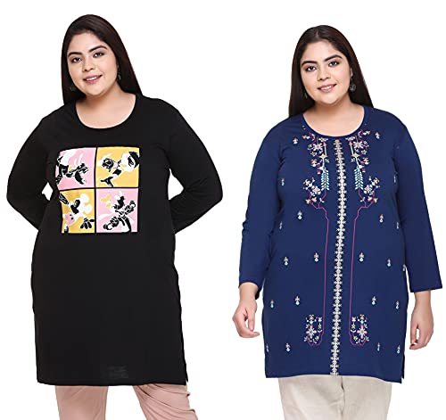 Image of RYSH Women's Plus Size Printed Long Top