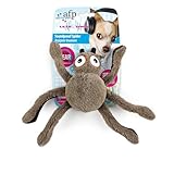 ALL FOR PAWS Ultrasonic Silent Squeaker Dog Toy, Quiet Puppy Toy Comfort Dog Enrichment Plush Toy Dog Cuddle Toys, Squeakerless Dog Toy with Cute Animal Designs, Ideal for Home and Office