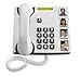 Produktbild doro MemoryPlus 319ph, Schnurgebundenes Großtastentelefon mit 4 Direktwahl-Fototasten und optischer Anrufsignalisierung, weiß