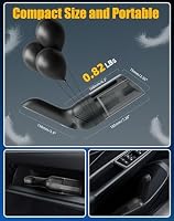 Handheld Vacuum Cordless, Car Vacuum Portable Cordless with 12000PA Strong Suction, Multi-Nozzles & 2 Washable Filters, 0.9lb Lightweight, Mini Hand Vacuum Cleaner for Car, Home, Office, Pet Hair — image 4
