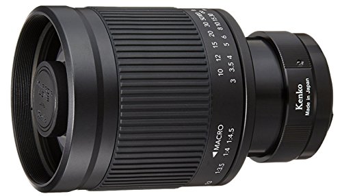 Kenko 望遠レンズ ミラーレンズ 400mm F8 マニュアルフォーカス フード付 ニコン1用 ブラック ニコン1用