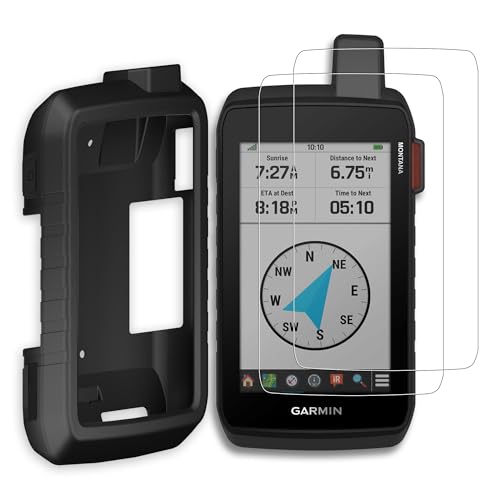 Coque silicone et verre trempé pour Garmin Montana 700 750i protection antichoc