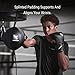 Hayabusa T3 Boxing Bag Gloves for Men and Women, Open Thumb - Black, Small