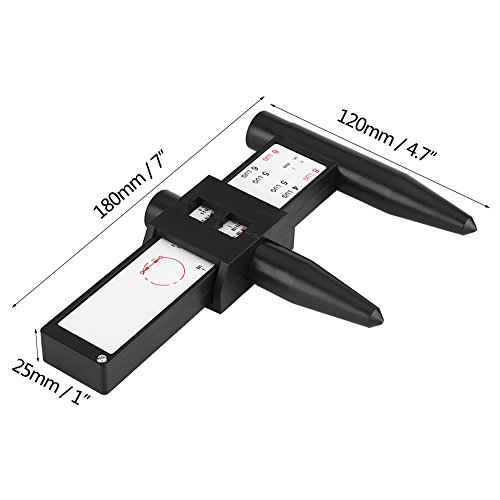 Image of Bolt Pattern Gauge, Plastic Car Wheel Rim Bolt Pattern Sliding Measuring Gauge Tool PCD Ruler 4 5 6 8 Lug