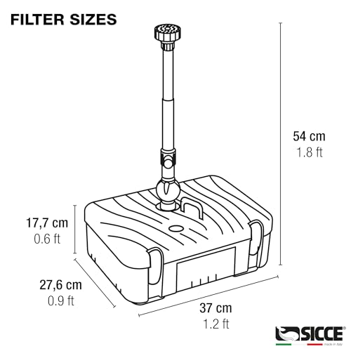 Filtro para estanque Sicce FILTRAPOND 1500 396 GPH miniatura 6