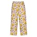 Yuiboo Bee Honey Pajamas Long Pants Lounge Loose-fit Pjs Trouser Loungewear Indoor Outdoor With 2 Pockets 6-8Y