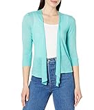 NIC+ZOE Women's 4-Way Cardigan, Aqua