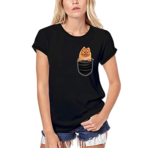 T-shirt Pomeranian vintage une idée cadeau originale et éco-responsable pour femme