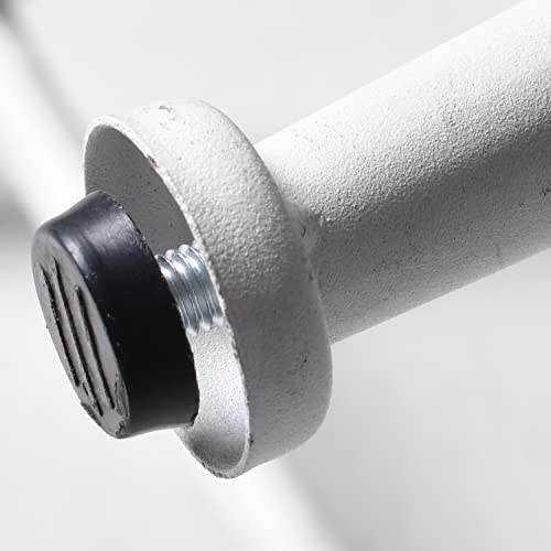 Gwarez Set Of 2 Modern Indoor Outdoor Chairs- White Metal Stackable Patio Chairs-Backrest Chair For Cafe & Coffee Shop -E-Coating Rust Resistant, Without Cushion #TOP6