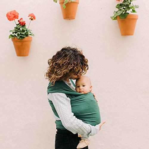 Boba Baby Wrap Carrier - Organic Rainforest Serenity - De originele baby en pasgeboren Sling, perfect voor baby's en… - Afbeelding 3